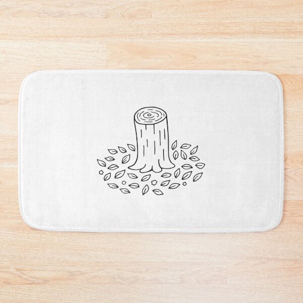 Item preview, Tree Trunk Surrounded by Fallen Leaves designed and sold by rasagamastore.