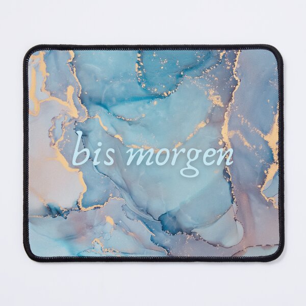 Item preview, "See you tomorrow" on a marbled background designed and sold by Mathe mit Anna.