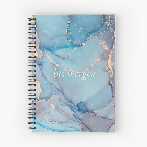 Item preview, "See you tomorrow" on a marbled background designed and sold by Mathe mit Anna.