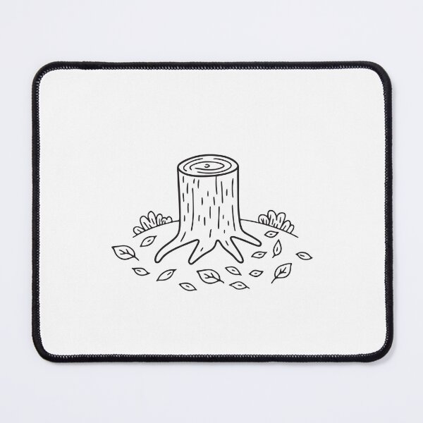 Item preview, Tree Trunk with Leaves Scattered Around designed and sold by rasagamastore.