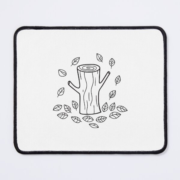 Item preview, Tree Trunk Encircled by Dry Leaves designed and sold by rasagamastore.