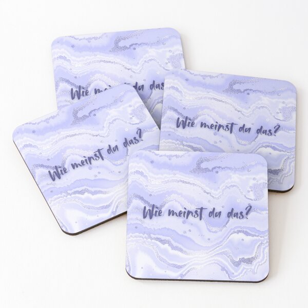 Item preview, The question "What do you mean?" on a purple background designed and sold by Mathe mit Anna.