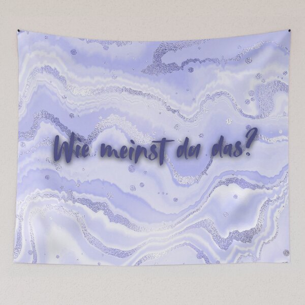 Item preview, The question "What do you mean?" on a purple background designed and sold by Mathe mit Anna.