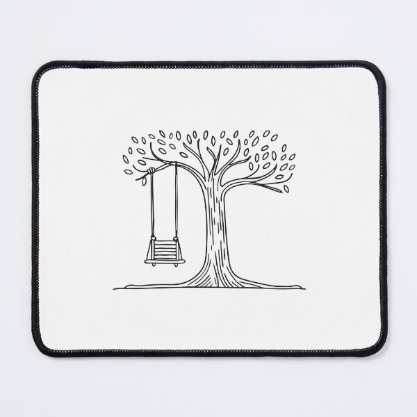 Item preview, Tree Trunk Below Rope Swing designed and sold by rasagamastore.