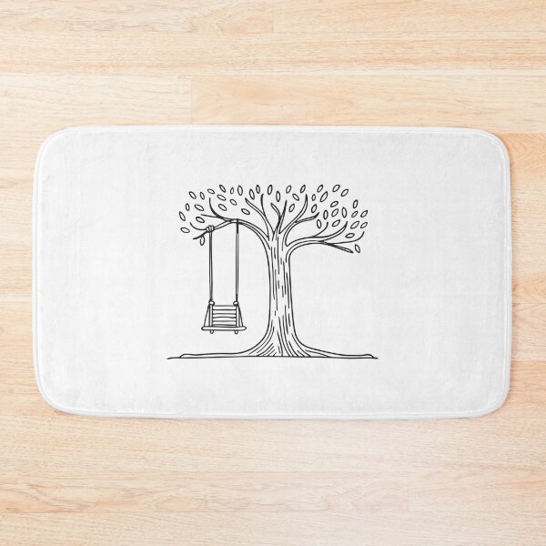 Item preview, Tree Trunk Below Rope Swing designed and sold by rasagamastore.