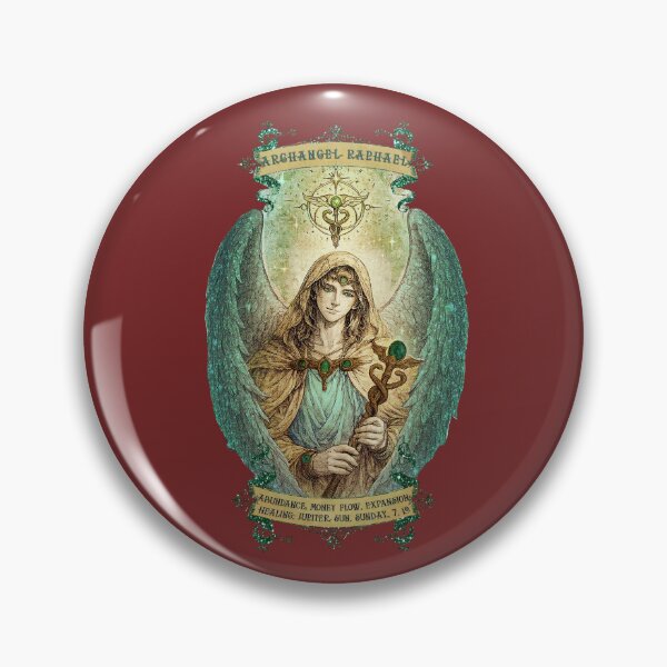 Item preview, Beautiful Archangel Raphael - Royal Red - Visualise Invisible designed and sold by VisualiseIt.