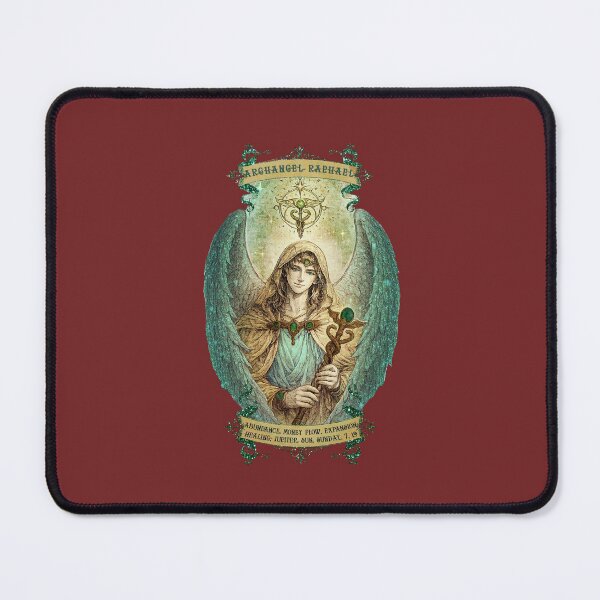 Item preview, Beautiful Archangel Raphael - Royal Red - Visualise Invisible designed and sold by VisualiseIt.