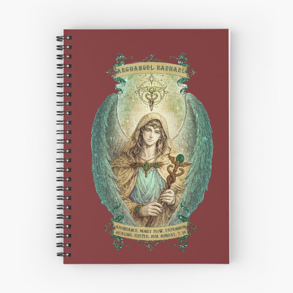 Item preview, Beautiful Archangel Raphael - Royal Red - Visualise Invisible designed and sold by VisualiseIt.