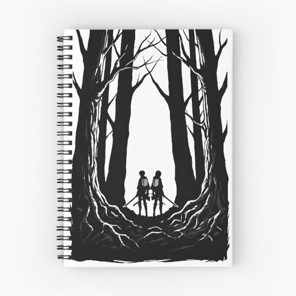 Item preview, Scout Regiment Giant Forest Silhouette - Minimalist Anime Art designed and sold by MCHDesignST.