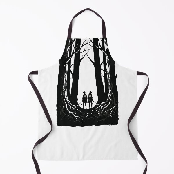 Item preview, Scout Regiment Giant Forest Silhouette - Minimalist Anime Art designed and sold by MCHDesignST.