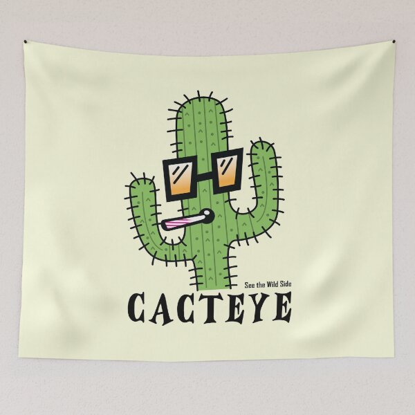Item preview, Cacteye Funny Cactus Sunglasses Wild Side designed and sold by graphicnew.
