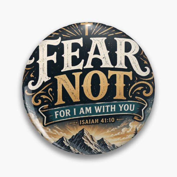 Item preview, Fear Not Christian Faith Isaiah 41 10 Inspirational Sticker designed and sold by Omanut Studio — By Ashwin..