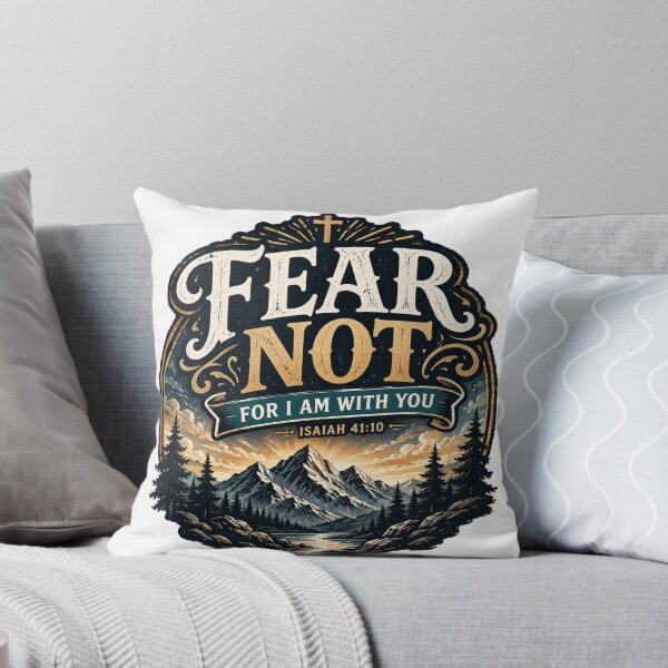Item preview, Fear Not Christian Faith Isaiah 41 10 Inspirational Sticker designed and sold by Omanut Studio — By Ashwin..