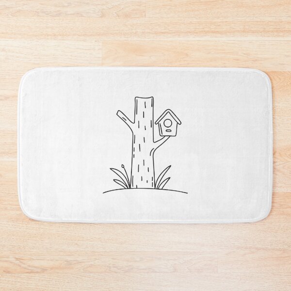 Item preview, Tree Trunk with Attached Birdhouse designed and sold by rasagamastore.