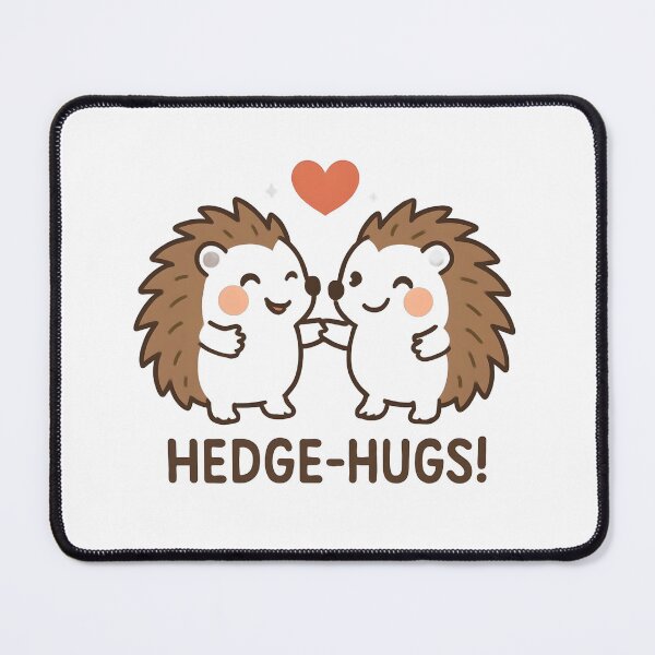 Item preview, Hedge-Hugs: Adorable Hedgehog Love Pun designed and sold by Atlant11.
