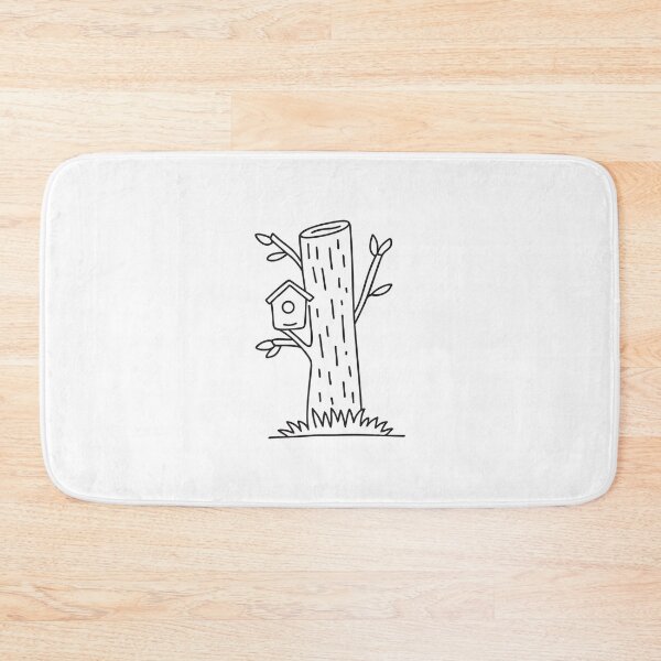Item preview, Birdhouse Mounted on Tree Trunk designed and sold by rasagamastore.