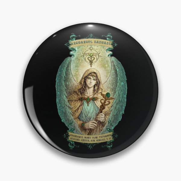 Item preview, Beautiful Archangel Raphael - Royal Black - Visualise Invisible designed and sold by VisualiseIt.