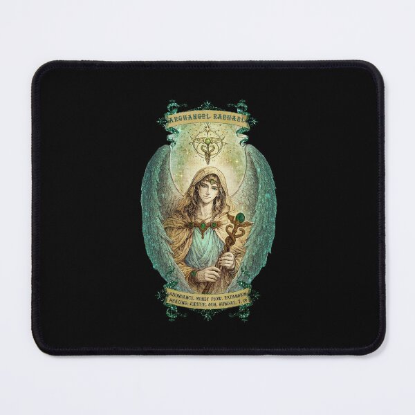 Item preview, Beautiful Archangel Raphael - Royal Black - Visualise Invisible designed and sold by VisualiseIt.