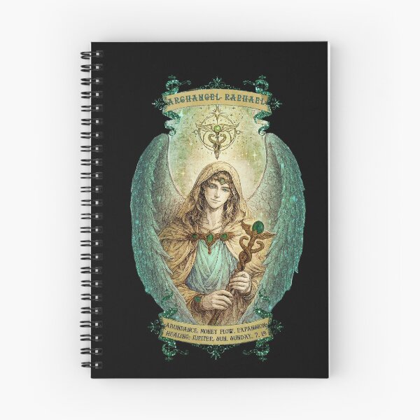 Item preview, Beautiful Archangel Raphael - Royal Black - Visualise Invisible designed and sold by VisualiseIt.