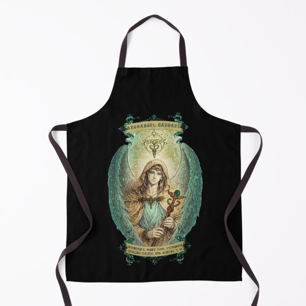 Item preview, Beautiful Archangel Raphael - Royal Black - Visualise Invisible designed and sold by VisualiseIt.