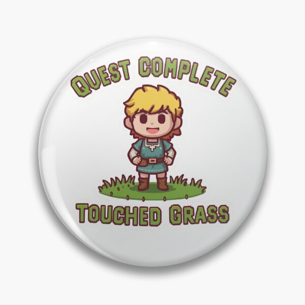 Item preview, Quest Complete Touched Grass designed and sold by CottagePixelCo.