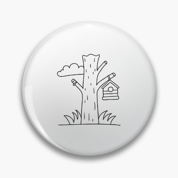 Item preview, Birdhouse Attached to Tree Trunk designed and sold by rasagamastore.