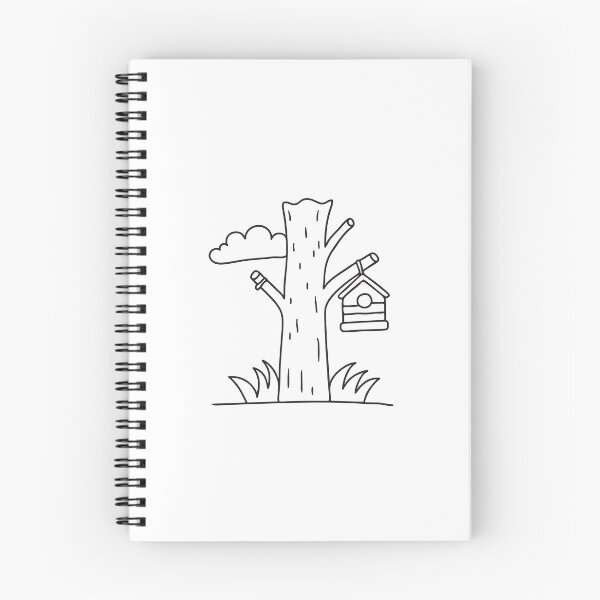 Item preview, Birdhouse Attached to Tree Trunk designed and sold by rasagamastore.