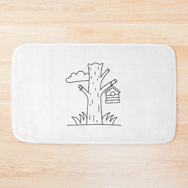 Item preview, Birdhouse Attached to Tree Trunk designed and sold by rasagamastore.