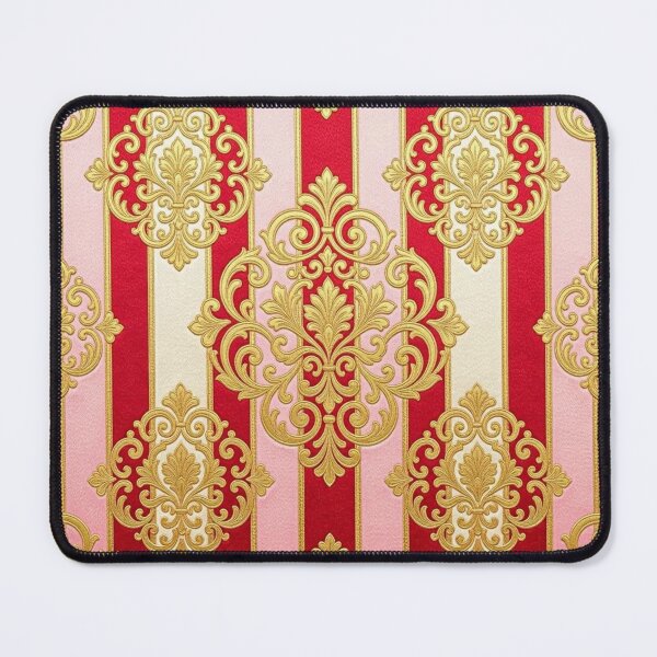 Item preview, Red, Pink & Cream Ombre Striped Gold Baroque designed and sold by DesignsByPrnces.