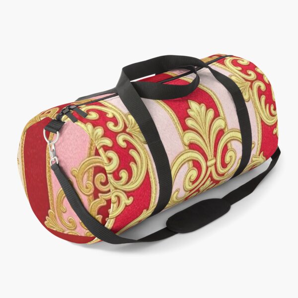 Item preview, Red, Pink & Cream Ombre Striped Gold Baroque designed and sold by DesignsByPrnces.