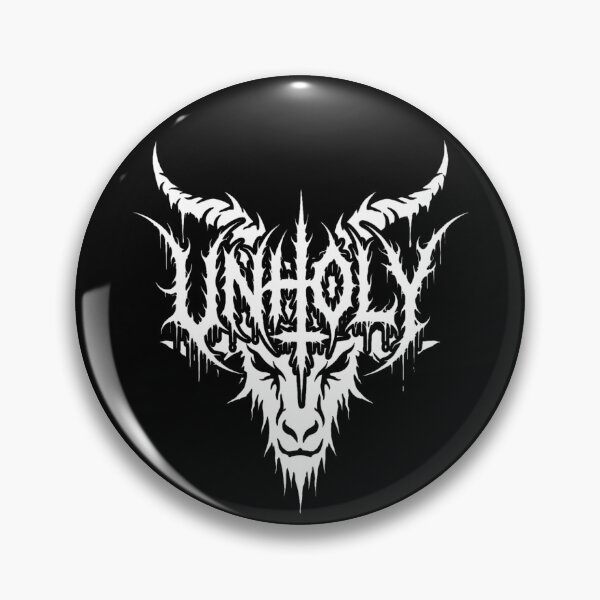 Item preview, Demonic Goat Head Occult Metal Dark Art designed and sold by DeimosArtIntl.