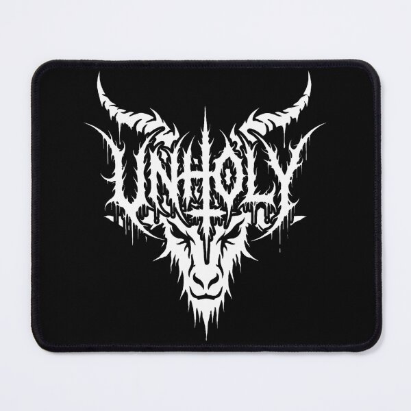 Item preview, Demonic Goat Head Occult Metal Dark Art designed and sold by DeimosArtIntl.