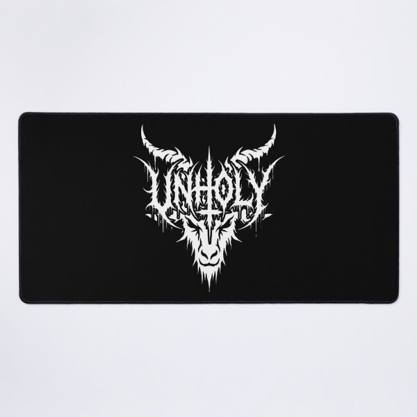 Item preview, Demonic Goat Head Occult Metal Dark Art designed and sold by DeimosArtIntl.