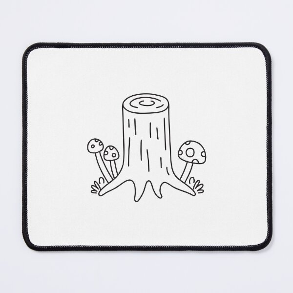 Item preview, Mushrooms Growing Around Tree Base designed and sold by rasagamastore.