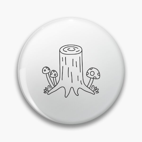 Item preview, Mushrooms Growing Around Tree Base designed and sold by rasagamastore.