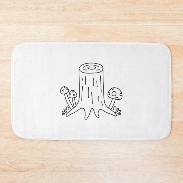 Item preview, Mushrooms Growing Around Tree Base designed and sold by rasagamastore.