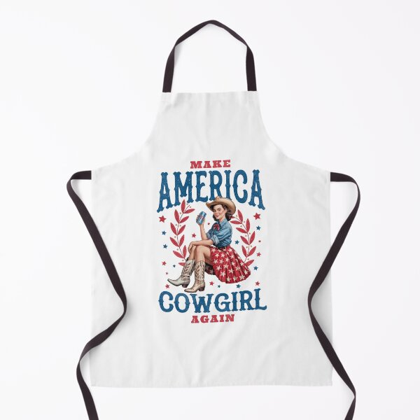 Item preview, Make America Cowgirl Again Retro Western USA Design designed and sold by CleanDecor.