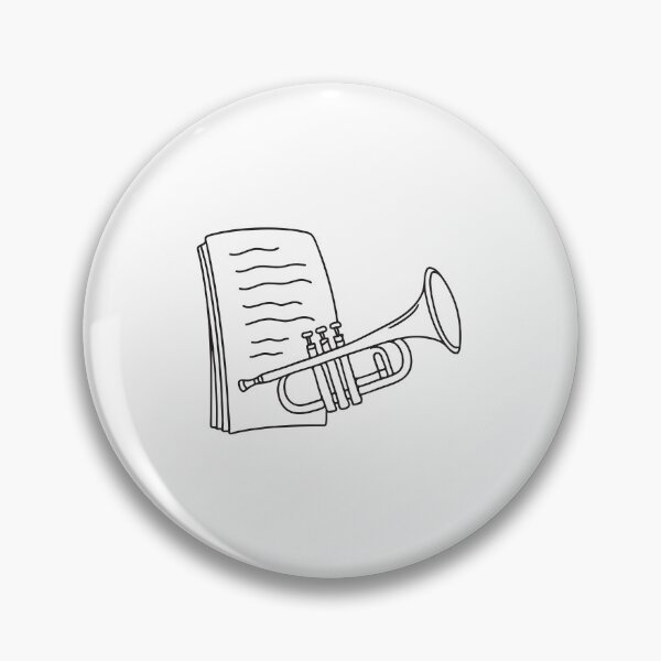 Item preview, Trumpet Beside Sheet Music Notes designed and sold by rasagamastore.