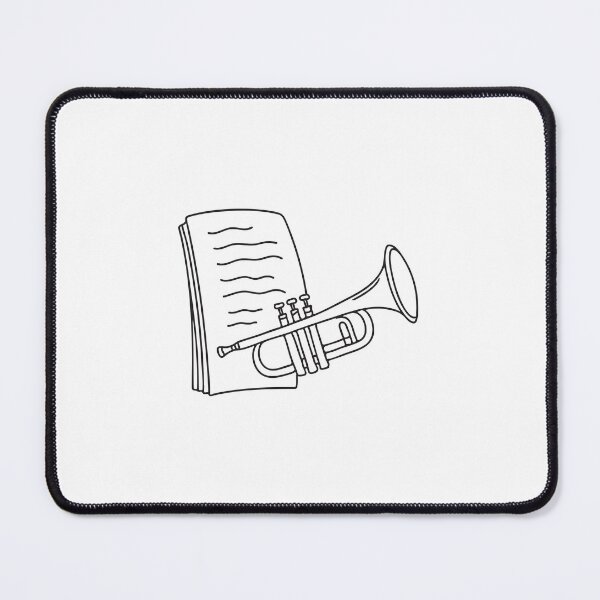 Item preview, Trumpet Beside Sheet Music Notes designed and sold by rasagamastore.