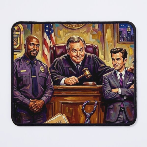 Item preview, After Hours Justice – Night Court Fine Art Print designed and sold by Art's Diner.