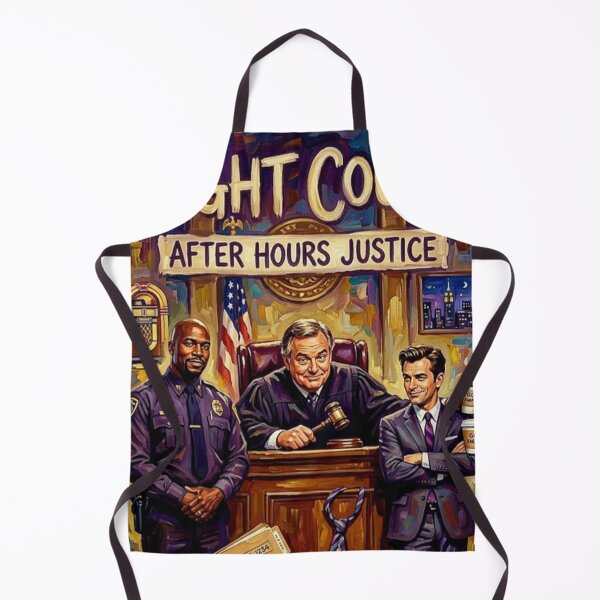Item preview, After Hours Justice – Night Court Fine Art Print designed and sold by Art's Diner.