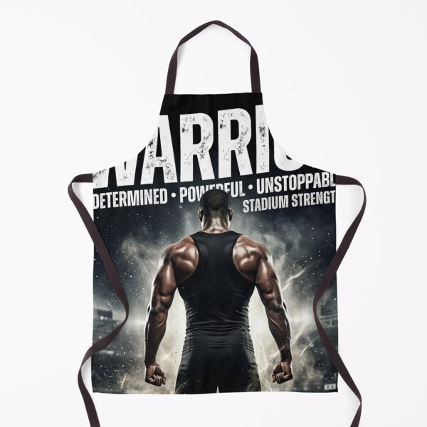 Item preview, Warrior Determined Powerful Unstoppable Sports Motivation designed and sold by AiNaturalsOnly.