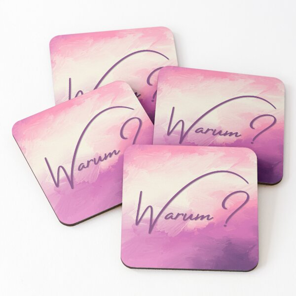 Item preview, The question "Why?" on a purple background designed and sold by Mathe mit Anna.