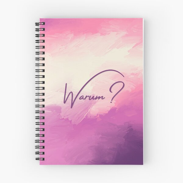 Item preview, The question "Why?" on a purple background designed and sold by Mathe mit Anna.