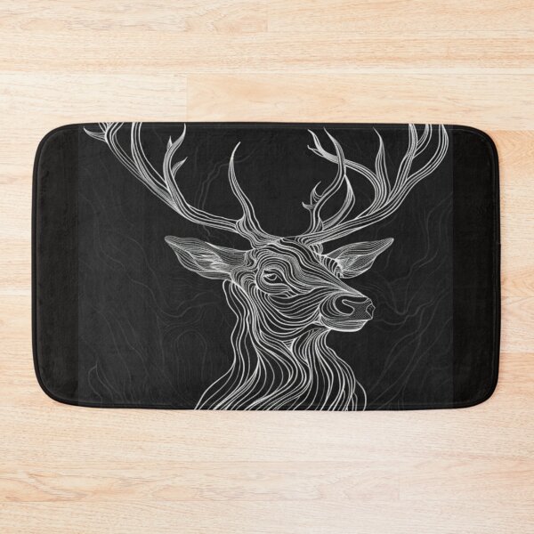 Item preview, Flowing Lines Stag Silhouette Artwork  designed and sold by NivyasArtistry.