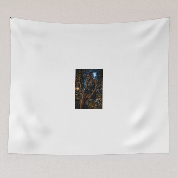 Item preview, Woman in Blue Headwrap by Moonlit Sea designed and sold by CathryneDelamort.
