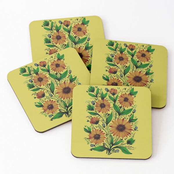 Item preview, Sunflowers on Mustard designed and sold by Zenclover.
