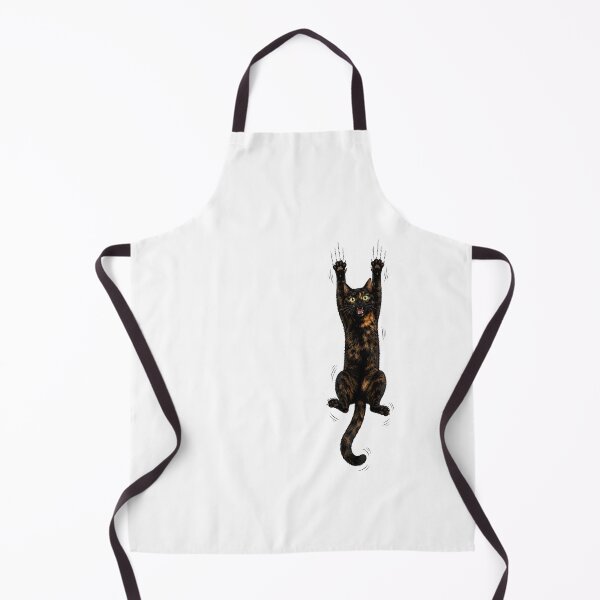 Item preview, Tortoiseshell Cat Clinging — Funny Tortie Cat Gift for Cat Lovers designed and sold by Martin's_Design.