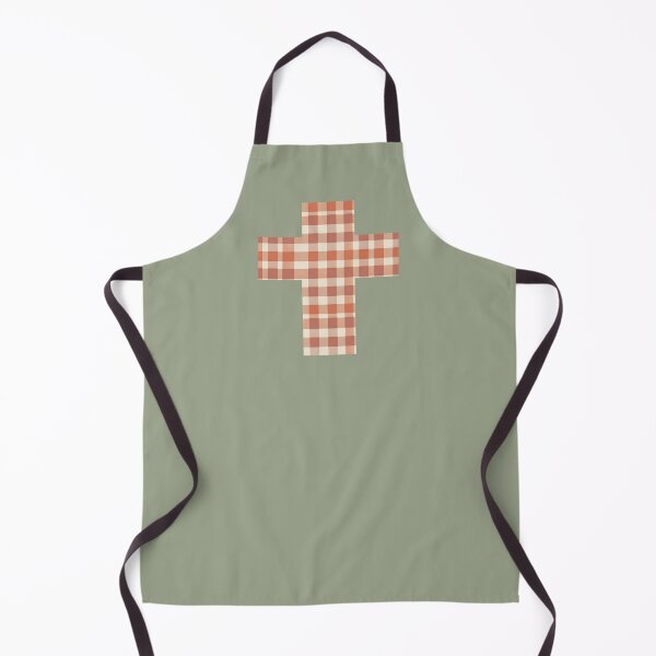 Item preview, Vintage Gingham Cross | Christian Faith Symbol designed and sold by Bound for Wonder.
