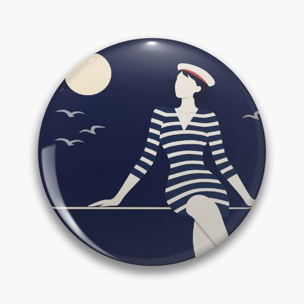 Item preview, Nautical Woman Art designed and sold by Studio pod Burom.